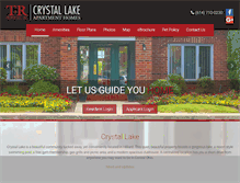Tablet Screenshot of crystallake-trprop.com